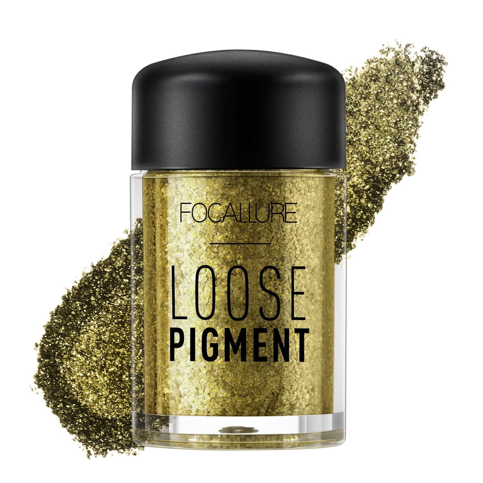 FOCALLURE Mineral Eyeshadow Pigment,Waterproof Lasting Glitter Eye shadow,MUSEUM BRONZE